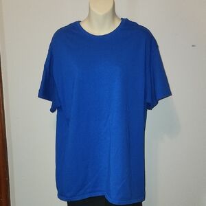 C.W. Hart Bright Blue Men's Shirt, Size XL